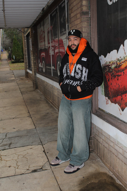 DOUBLE LAYERED ZIP UP