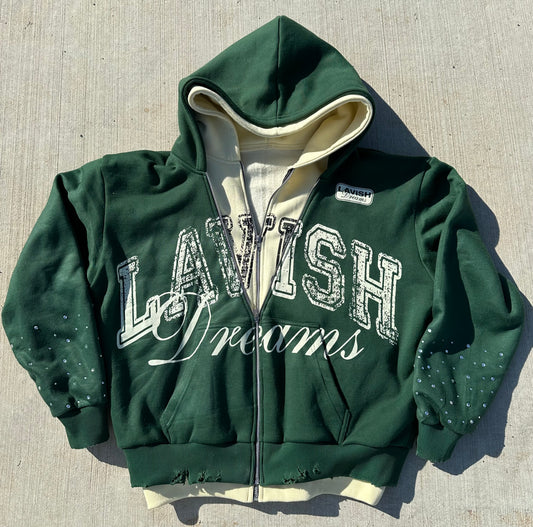 DOUBLE LAYERED ZIP UP